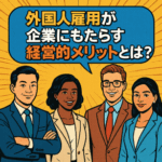外国人雇用が企業にもたらす経営的メリットとは？