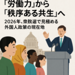 【第1回】「労働力」から「秩序ある共生」へ。2026年、衆院選で見極める外国人政策の現在地