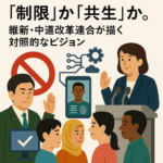 【第3回】「制限」か「共生」か。維新・中道改革連合が描く対照的なビジョン